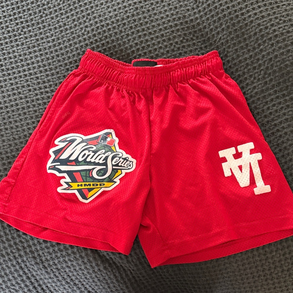 HMDD World Series Red Athletic Shorts